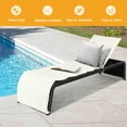 thumbnail image 4 of Gymax Adjustable Rattan Recliner Chaise Lounge Chair w/ Cushion Outdoor Patio, 4 of 9