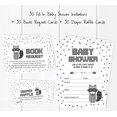 thumbnail image 3 of Inkdotpot Set Of 30Jungle Animals Baby Shower Invitations-Diaper Raffle Tickets And Baby Shower Book Request Cards Gender Neutral Invites Its A Boy Its A Girl, 3 of 8