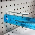 thumbnail image 2 of 4" Plastic Economy Peg Hooks for Slatwall and Pegboard, Off-White, 50 Pack, 2 of 4