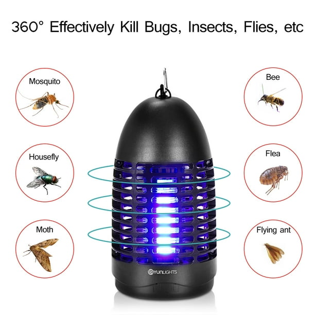 Electric Mosquito Killer 7W UV Light Indoor Insect Bug Zapper Mosquito
