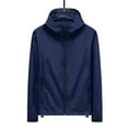 thumbnail image 1 of Chaqueta impermeable con capucha para hombre, abrigo deportivo unisex, cortavientos ligero, 1 of 8