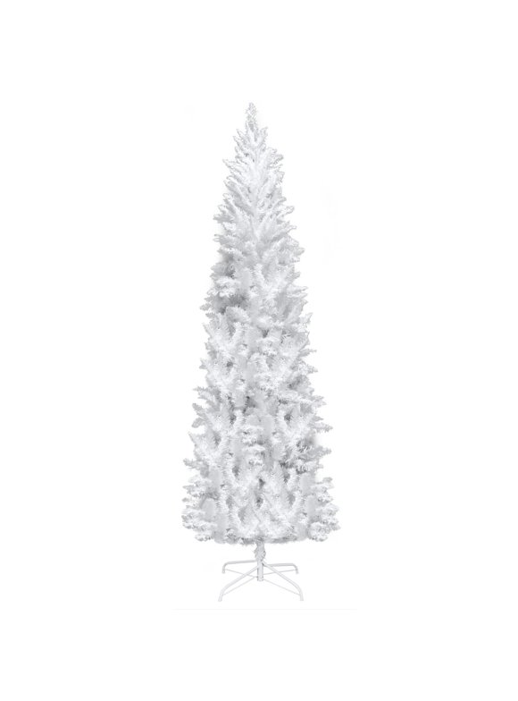 White Christmas Trees