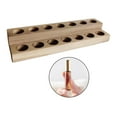 thumbnail image 4 of Expositor de aceites esenciales de madera de dos niveles con 14 botes de 10 ml. Madera de pino, 4 of 9