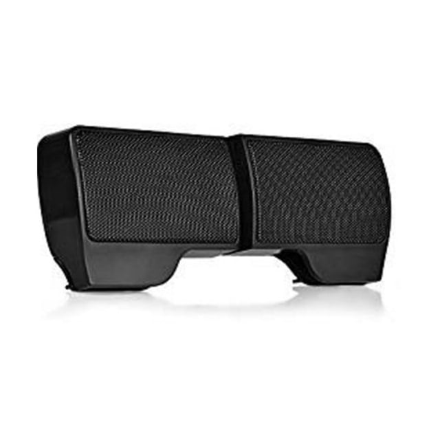 Monstrate 1 par de Mini altavoces estéreo USB con Clip, controlador de línea, reproductor de música de Audio para el hogar y la Oficina, barra Cables de audio/vídeo