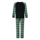 thumbnail image 4 of Pijamas navideños familiares Meihuid a cuadros rojos a juego, pantalones de pijama navideños para Navidad 2023 (bebés, niños, hombres y mujeres), 4 of 8