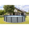 thumbnail image 2 of Blue Wave Affinity 24-ft Round 52-in Deep Resin Pool w/ 7-in Top Rail, 2 of 6