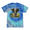 Blue Jerry, variant on Wild Bobby, Wild African Forest Elephant Nature Animal Lover Tie-Dye T-Shirt