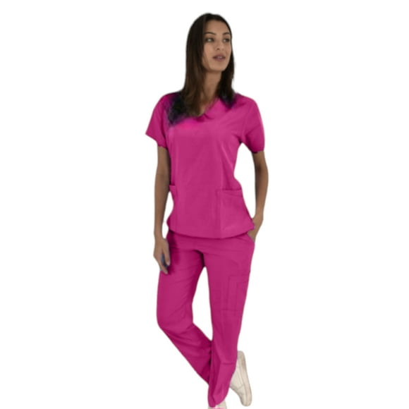 Pijama Quirúrgica Dama Soulmate Tania Fucsia S