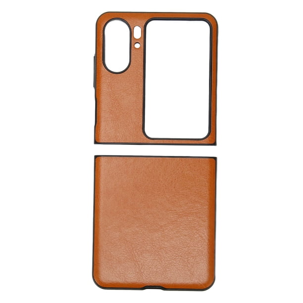 Funda plegable para teléfono, moderna y cómoda, para Oppo Find N2 Flip, color marrón