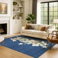 thumbnail image 7 of Addison Rugs Mayfield Premium Machine Washable Transitional Holiday Navy Rectangle Rug, 8' x 10', 7 of 7