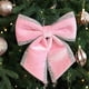 thumbnail image 1 of Decoración De Poliéster Lazo navideño de peluche, 23 x 24 x 3 cm, rosa, poliéster, para corona, árbol, puerta o decoración exterior (1 unidad) Rkxzt, 1 of 9