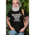 thumbnail image 4 of Men's Father's day dad T-shirt beard and tattoos tee shirt dad gifts birthday funny tee, 4 of 6