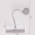 thumbnail image 4 of UV LED Nail Lamp with Mirror Gel Polish Nail Dryer Nail Glue Curing Lamp 360° Adjustable Angle Nail UV Light LED Therapy Light Nail Art Tools, 4 of 5
