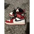 thumbnail image 5 of Ni - ke Ni - ke Boys Air Jordan 1 Mid 640734-173 Red Basketball Shoes Sneakers Size 2Y, 5 of 5