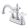 thumbnail image 1 of Kingston Brass KS1601PX 4 pulgadas Grifo de baño central cromado pulido, 1 of 3