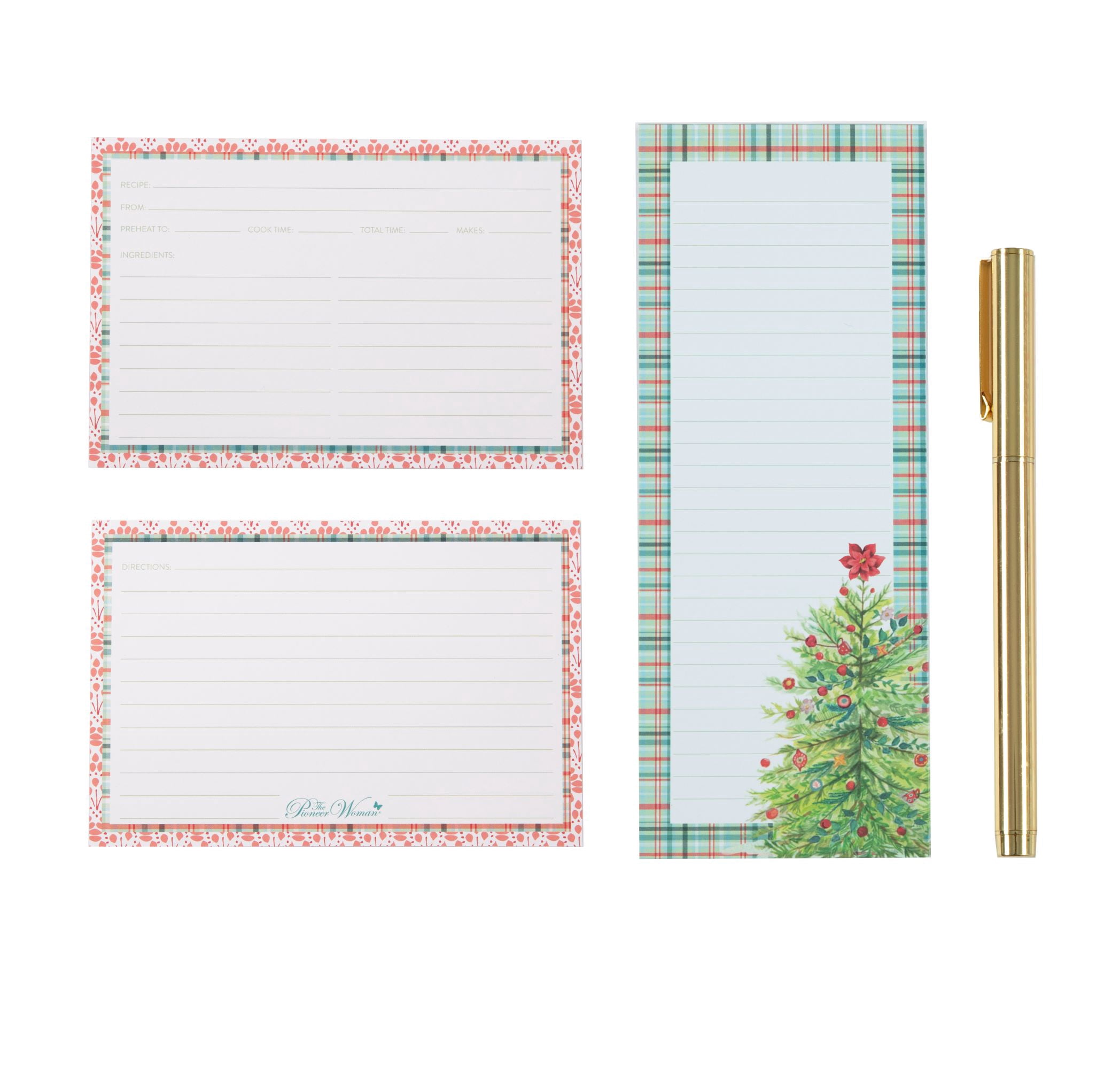 The Pioneer Woman Cowboy Christmas 59-Piece Stationery Set