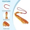 thumbnail image 3 of Unique Bargains Tassel Graduation, Graduation Cap Tassel for Graduation Cap Decorate Tassel Charm, Red Golden 2Pack, 3 of 5