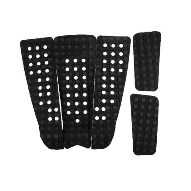 Naiovety Tabla de surf de 5 uds., Longboard, almohadillas de tracción frontal para exteriores, cubierta de EVA, agarre resistente a la corrosión, Deportes acuáticos Negro Naiovety OD031733-01B
