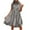 Gray, variant on USSUMA Womens Summer Dresses Summer Dresses Sleeveless High Collar Solid Color Pleated Maxi Dress Elegant Skirts Fashion Skirts Date Tax Free Weekend Red Dress Size-XL