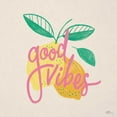 thumbnail image 2 of Penner, Janelle 12x12 White Modern Wood Framed Museum Art Print Titled - Good Vibes Lemons I, 2 of 4