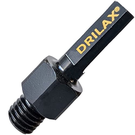 Heavy Duty Core Drill Adapter for Threaded Arbor Diamond Hole Saw 5/8 inch - 11 to 1/2" Shank Sanding Attachment Arbor Shaft Adapter