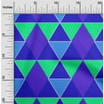 thumbnail image 2 of oneOone Cotton Poplin Twill Blue Fabric Geometric Sewing Craft Projects Fabric Prints By Yard 56 Inch Wide, 2 of 4