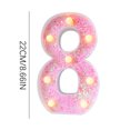 thumbnail image 2 of QTOCIO Home Decor, Colorful LED Letter Light Proposal Statement Decoration Scene Decoration Light, 2 of 2