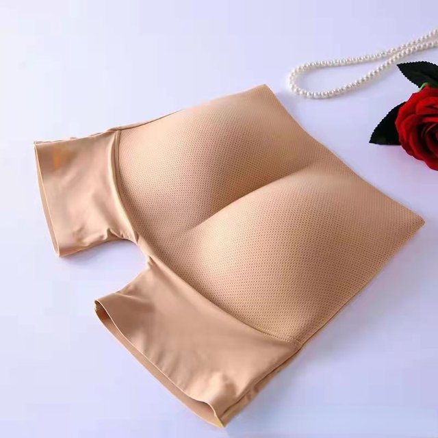 Bragas Acolchadas Transpirables Sin Costuras Para Mujer/Pantalones Cortos Levantador De Caderapangjing