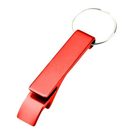 

wendunide kitchen gadgets 3 IN 1 Mini Key Holder Portable Press Elevator Handle Tool Bottle Opener Protect Red