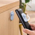thumbnail image 5 of THOPBPRK Self Adhesive Detachable Remote Control Holder Wall Mount Storage Hook Removable Organizer Hanger For TV Air Conditioner Remotes Keys Small Household Items Home Pack , Blue, 5 of 7