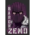 thumbnail image 2 of Women's Marvel The Falcon and the Winter Soldier Baron Zemo Close-Up  Graphic Tee Black Medium, 2 of 4