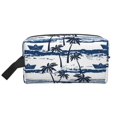 thumbnail image 2 of Uemuo Palm Tree Pattern Portable Toiletry Bags with Handle, Waterproof travel Make up Bags for Women, Large Capacity Travel Cosmetic Bags, 2 of 9