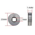 thumbnail image 3 of 2pcs Roll Wheels Knurled Groove Wire Feed Drive Rollers 08mm 10mm For MIG/MAG Welders Welding Machine Accessories, 3 of 5
