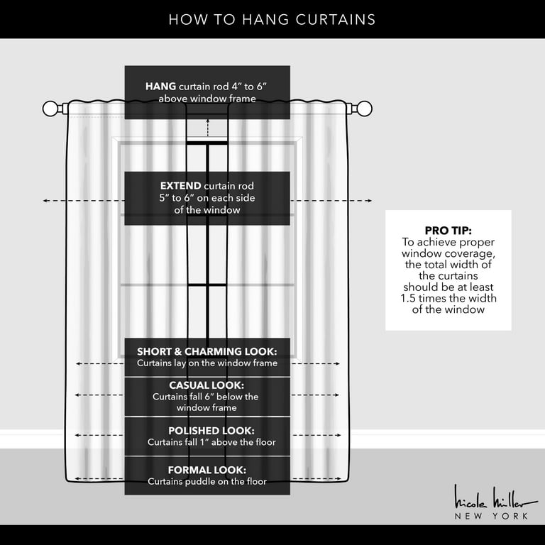 Nicole Miller Treillage Woven Room Darkening Blackout Hidden Tab