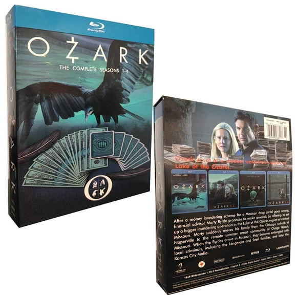 Ozark Season 1-4 Blu Ray 9BD Box Set Movie New Region All