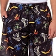 thumbnail image 4 of Avatar The Last Airbender Men's Allover Character Print Design Adult Lounge Sleep Pajama Shorts, 4 of 6