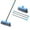 as show, variant on Miogawg Push Broom With Adjustable Long Handle, Multi-Surface Floor Scrub Brush For Cleaning Deck, Patio, Garage, Driveway