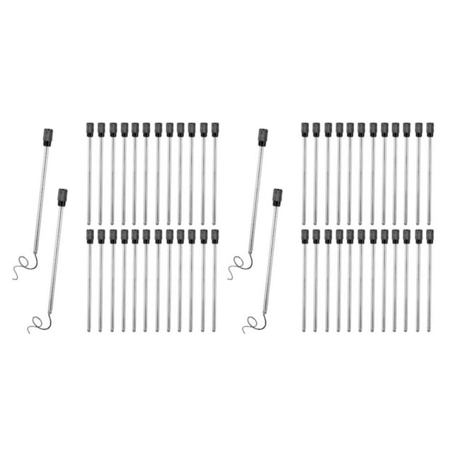 Decodeary 24 Pcs Expérience d'Écriture Fluide et Précise avec Recharges de Stylos à Bille Recharges de Stylets en Métal 2 Ensembles