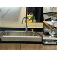 thumbnail image 6 of IOTdou 4" X 20" 1 PC Sink Edge Protector Silicone Countertop Guard Flexible Guard Rail Bathtub Splash Guard for Kitchen & Bathroom, Protect Countertop from Scratches, Stains, 6 of 7