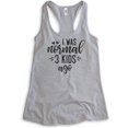 thumbnail image 1 of I Was Normal 3 Kids Ago Tank Top, Ladies Racerback Tank Top, Mom Tank, Mom Of 3 Tank, Heather Gray, Medium, 1 of 3