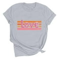 thumbnail image 6 of Womens Valentines Shirt Love Graphic Tees Round Neck Short Sleeve Top Ladies Valentine Tops Spring Shirts for Women 2026, 6 of 7