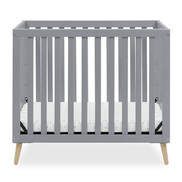 Delta Children Essex Convertible Mini Baby Crib with 2.75-Inch