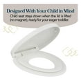 thumbnail image 5 of Toilet Seat for Potty Training, Premium Family BR631B-02, Elongated Almond/Bone, 5 of 8