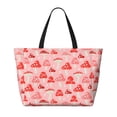 thumbnail image 2 of Disketp Cute Mushroom1 Bolsa de Playa de Gran Capacidad, Bolso Impermeable y a Prueba de Arena para Mujer, Ideal para Playa, Piscina y Natación, 2 of 7