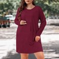 thumbnail image 7 of Drses Plus Size Nightgowns Women Cute Printed Sleepwear Night Gown Dresses Sleep Printed Dress, 7 of 7