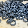 thumbnail image 4 of 50Pcs Mini 1/32 Model Tires Handmade Cars Rubber Tres for DIY Mini Model Cars, 4 of 9