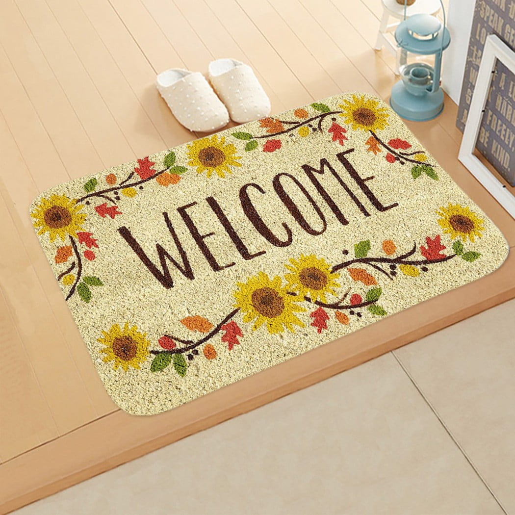 Kitchen Door Mat Mats 40*60cm Absorbent Non-Slip Outdoor Welcome High ...