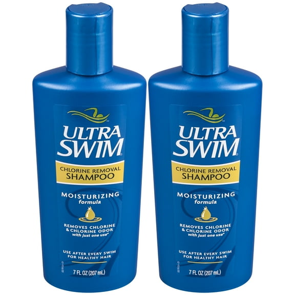 UltraSwim Chlorine Removal Shampoo, Moisturizing Formula 7 oz (2 Pack)
