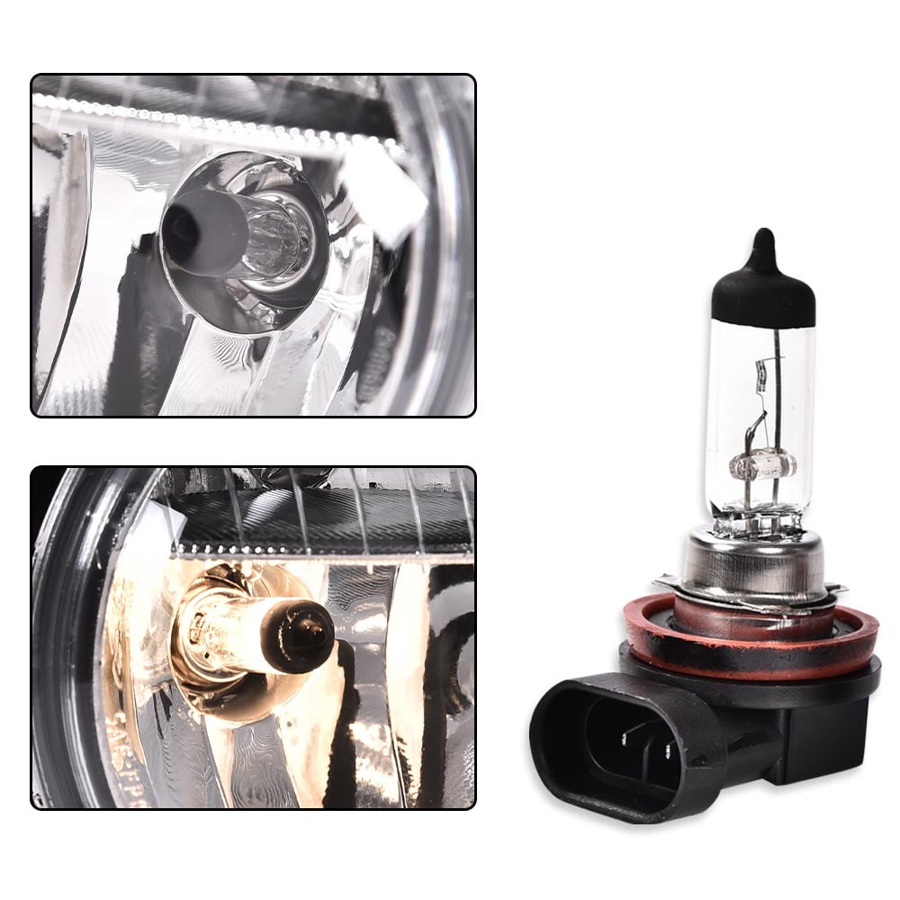 PIT66 Front Bumper Fog Light, Fit for 2007 2008 2009 2010 2011 2012 2013 2014 2015 Mini Cooper R55 R56 R57 R58 Bumper Fog Lamp Assembly Driver & Passenger Side Left/Right