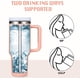 thumbnail image 3 of Vaso INNOTECHSC de 40 oz con Asa y Tapa con Pajita | Vaso Aislado, Botella de Agua Reutilizable de Acero Inoxidable, Taza de Viaje, Portavasos, Apto para el Hogar, la Oficina O el Automóvil, 3 of 8